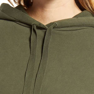 Sudadera con capucha extragrande y corta para mujer, con precio económico para compradores al por mayor, diseño de alta calidad con logotipo personalizado a precio económico. - Product Image 4
