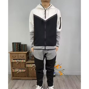 Nuevo Chándal de Moda para Hombre 100% Algodón, Chándal de Alta Calidad con Forro Polar Grueso, Chándal Holgado de Algodón Grueso Personalizado para Hombre - Product Image 5