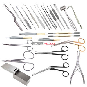 Juego de Instrumentos Nasales Sheen de 27 Piezas, Instrumentos Quirúrgicos Básicos Manuales para Rinoplastia, para Cirugía General de Otorrinolaringología y Plástica - Product Image 6