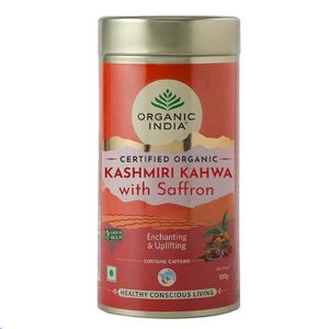 Kahwa du Cachemire Bio avec Safran 100 g en boîte - Product Image 1