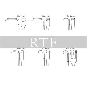 Meyerding Écarteur Kocher Écarteur Dura Crochet Instruments chirurgicaux Manuel en acier inoxydable - Product Image 4
