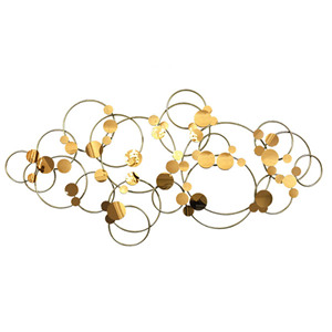 Wholesale Modern Metal <b>Wall</b> <b>Decor</b> Art Luxury 3D Ginkgo <b>Leaf</b> Sculpture Gold Framed Hanging Decoration for Hotel Home <b>Decor</b> - Product Image 5