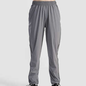 Nouveaux pantalons cargo pour femmes, taille mi-haute, décontractés, en polyester/coton, avec poches personnalisables, vente en gros - Product Image 2