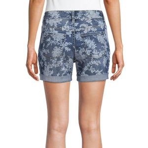 Shorts de Mezclilla para Mujer, de Alta Calidad, Secado Rápido, Transpirables, Estampados, Estilo Urbano, con Estampado Completo - Product Image 2