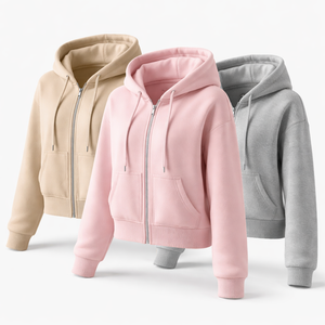 Wholesale Custom Embroidered 100% Cotton Winter <b>Zip</b> <b>up</b> Hoodies for Men-OEM Supplier for Bulk Orders Direct From Factory - Product Image 3