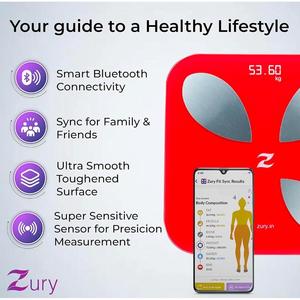 Zury Fit เครื่องชั่งสำหรับศัลยกรรมกระดูก, เครื่องชั่งน้ำหนักร่างกายสำหรับฟิตเนส - Product Image 3