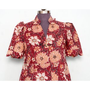 Vestido Midi Casual Moderno y Elegante de Algodón con Corte en A para Mujer, Diseño Sólido, Ecológico, Ropa de Oficina, Moda, Venta al Por Mayor Disponible - Product Image 2