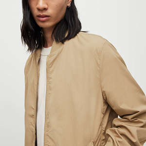 Men's Custom Front Reversible Satin Flight Bomber Jacket <b>Padded</b> Casual Winter Outdoor Windproof Warm Nylon Zipper Stand <b>Heated</b> - Product Image 4