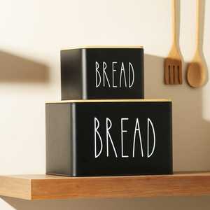 Premium Metal Bread Storage Box Stylish Design for <b>Kitchen</b> Countertop Home <b>Pantry</b> and Bakery Storage - Product Image 2