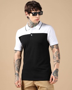 เสื้อโปโลผู้ชายสั่งทำขายส่ง พิมพ์โลโก้ เสื้อโปโลเรียบง่ายสำหรับผู้ชาย เสื้อโปโลผ้าฝ้ายสีดำ พร้อมปักลายตามสั่ง - Product Image 4