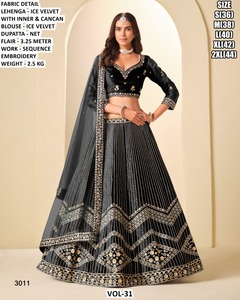 Lehenga Velvet Bloom - Product Image 5