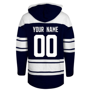 Streetwear Ice Hockey Hoodies Oversized Fit Custom Printed Cotton Blend Hoodie for <b>Men</b> Wholesale And Fast Turnaround - Product Image 4