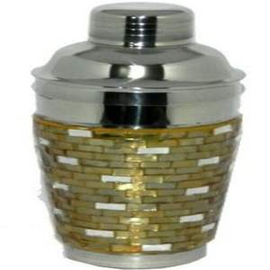 Juego de Coctelera de Acero Inoxidable Premium con Acabado Verde de Diseño, Capacidad de 500 ml, Ecológico, Accesorios para Bar, Mezclador Dorado para Club - Product Image 1