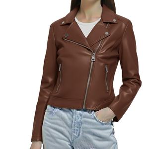 Veste en cuir tricotée zippée authentique, sur mesure, de qualité supérieure, luxueuse, écologique, pour femmes et hommes, tendance - Product Image 2