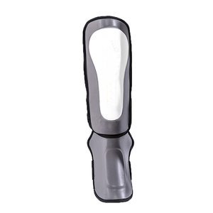 Protège-tibias légers en PU avec fermeture auto-agrippante pour la protection sportive des adultes, protection de base pour les jambes, toutes saisons - Product Image 4