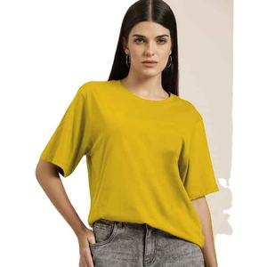 Camiseta Morada de Verano para Mujer, Moderna, Holgada, Transpirable, de Algodón, Cuello Redondo, Manga Corta, Estilo Urbano - Product Image 3