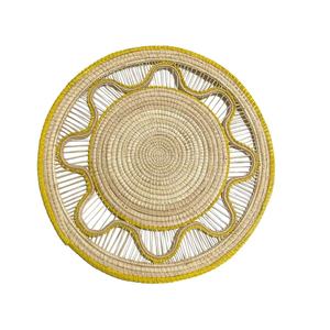 Napperon de vaisselle en jonc de mer de style vintage écologique Vase en bambou Tapis et tampon tissé en jonc de mer naturel Vente en gros Vietnam - Product Image 1