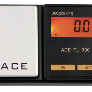 Balance de poche mini diamant haute précision 300g 0.001g pour bijoux et accessoires de fumeur, écran LCD, plateforme en acier inoxydable, batterie - Product Image 1