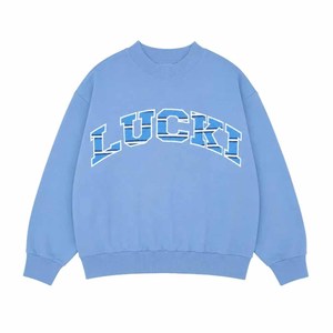 Blue Ridge Custom <b>Mock</b> <b>Neck</b> Sweatshirt Women Men Youth Cotton Fleece Chenille Letter Embroidery Greek Sorority Fraternity Pullov - Product Image 3