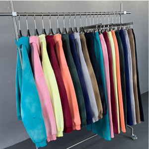 เสื้อสเวตเชิ้ตมีฮู้ดสีเขียวมะกอกสำหรับผู้หญิง ผ้าฝ้ายถักสีพื้น สวมใส่สบายๆ ในฤดูใบไม้ร่วง มีกระเป๋าด้านหน้า ทรงปกติ - Product Image 4