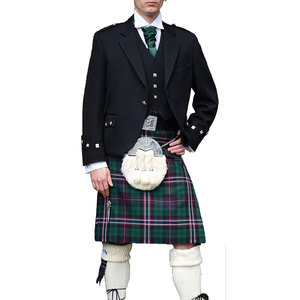 Veste Kilt Argyll des Highlands Confortable en Pure Laine 15oz avec Boutons Chromés et Poignets à Manchettes – Meilleure Vente en Gros - Product Image 6