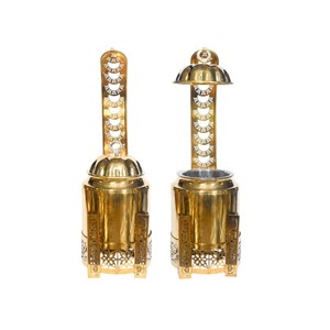 ถาดอุ่นอาหารสแตนเลสทรงกลมสำหรับงานเลี้ยงแต่งงานแบบอินเดีย โรงแรม จัดเลี้ยงบุฟเฟ่ต์สีทอง พร้อมระบบทำความร้อนแบบกำหนดเอง - Product Image 1