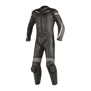 Traje de Motocicleta Personalizado de Cuero Blanco y Negro, Traje de Carreras de 1 Pieza de Cuero Vacuno Genuino, Fabricante de Equipo de Protección para Motociclistas con Certificación CE - Product Image 5