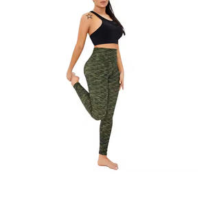 Nouveau design – Leggings sans couture respirants pour femme, longueur genou, effet ventre plat |   Vêtements de sport en coton/bambou pour la gym, le yoga et les sports - Product Image 5