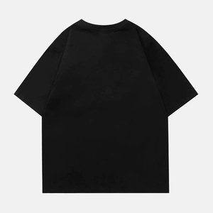 Camiseta Casual para Hombre Lost Mars Cartoon, Negra, 100% Algodón, Transpirable, Ecológica, Corte Regular, Cuello Redondo, Largo Regular - Product Image 2