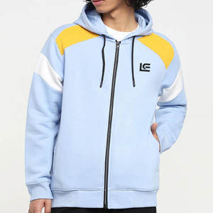 Sudaderas con Capucha Personalizadas para Hombre, Diseño Casual de Invierno, Cierre de Cremallera, Color Sólido, Alta Calidad, 100% Algodón, Tejido de Felpa Transpirable y Ecológico - Product Image 1