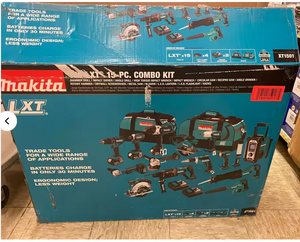 Achetez 3, obtenez 2 gratuits - Ensemble d'outils Makitas LXT1500 18 V - LXT Lithium-Ion - 34 pièces - Autres outils hydrauliques - Perceuse sans fil - Product Image 3