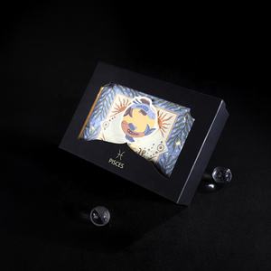Boîte de papier d'art en carton du zodiaque personnel de luxe RTS Premium artisanat en feuille d'or UV personnalisable pour l'emballage de cadeau d'anniversaire - Product Image 5
