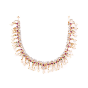JeweleMarket Designer Austrian Stone and Pota Stone <b>Pearl</b> Necklace <b>Set</b> Fine <b>Jewelry</b> 10575664PGR - Product Image 2