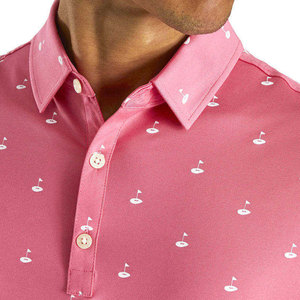 Polos de Golf para Hombre de Alta Calidad al por Mayor, 100% Poliéster, Logotipo Bordado Personalizado, Polos Empresariales para Hombre - Product Image 3