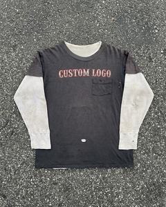 Camiseta térmica de manga larga para hombre, tejido gofrado, mezcla de algodón suave, cuello redondo, informal, para usar en capas. - Product Image 5