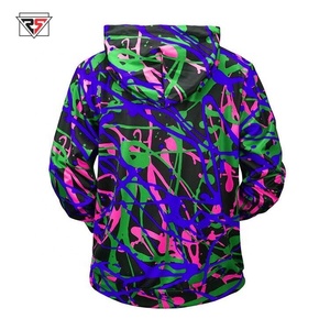 Sudadera Deportiva con Capucha Unisex, Diseño Nuevo, Estampado Completo, 100% Poliéster Sublimado, para Invierno - Product Image 2