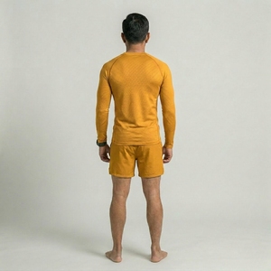 Camiseta de Manga Larga para Hombre, Protección UV UPF50+, Secado Rápido, Personalizable, para Gimnasio, BJJ, MMA, Transpirable, Ecológica, Antibacteriana, Sin Costuras, OEM - Product Image 2