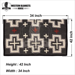 Hot Selling Extreme Quality Polycotton Western Style Saddle Pads Wool Felt Polyester Filled Customized Size Horse Racing Ranch - Product Image 6
