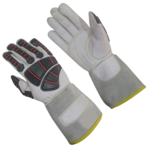 Vente flash - Gants de sécurité pour mécaniciens en cuir de vachette grainé haute performance, renforcés, certifiés CE, antistatiques - Product Image 3