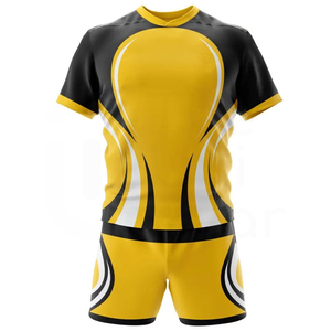 Nouvel arrivage : Ensemble de vêtements de rugby unisexe de haute qualité – Maillot et short de sport, uniformes d'équipe, nouveau style, vente en gros - Product Image 1