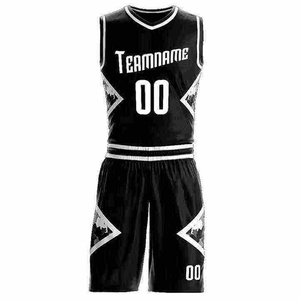 Maillot de basket-ball pour hommes respirant et personnalisable de haute qualité, couleurs personnalisées, uniforme d'équipe, 100 % polyester - Product Image 4