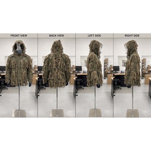Traje de Camuflaje Ghillie para Hombre, Ropa de Caza de Tejido Suave, Transpirable, Manga Larga, Equipo para Actividades al Aire Libre de Otoño - Product Image 5