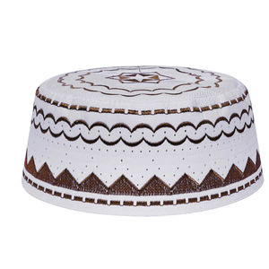 Gorro de Oración Musulmán Étnico Hecho a Mano, de Alta Calidad, Colores y Tallas Personalizables, Venta al Por Mayor Disponible - Product Image 1