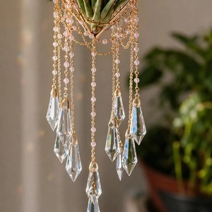 Elegante Atrapasueños de Cristal para Eventos, Fiestas Nocturnas, Decoración del Hogar, Atrapasueños Colgante de Lujo, Regalo Decorativo - Product Image 6