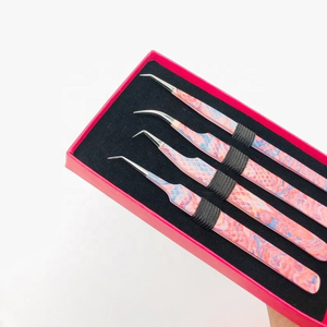 Kits de Pinzas para Pestañas, Juego de Herramientas de Precisión para Extensión de Pestañas de Volumen - Product Image 6