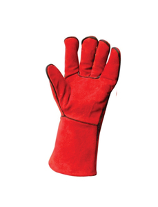 TIG MIG Welding Goatskin Fleece Lined Breathable/Comfortable Straight Thumb Anti-Smash Molten Metal Splash Test <b>Type</b> High <b>Gloves</b> - Product Image 4