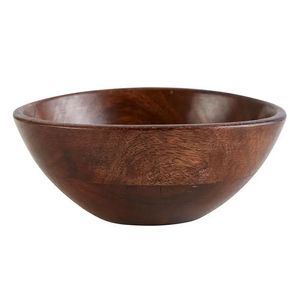 New Decorative Round Wooden Eco-Friendly Serving Bowls with Natural Finish for Party Use Modern Design Customizable Size & Color - Product Image 2