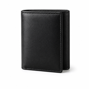 Custom Minimalist Genuine Leather Trifold Wallet Luxury Branding Design Custom Packaging Handmade Men's Wallet Bulk Supply - Product Image 4