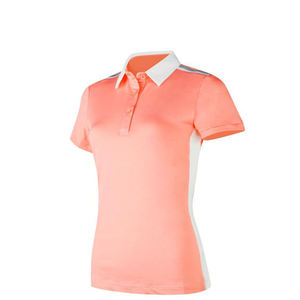 Polo d'extérieur respirant de couleur unie pour femme, vêtement de golf, t-shirt à manches courtes - Product Image 6