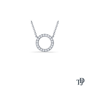 Pendentif en or 10 carats avec diamant de laboratoire Infinity et diamant naturel en forme de V - Product Image 2
